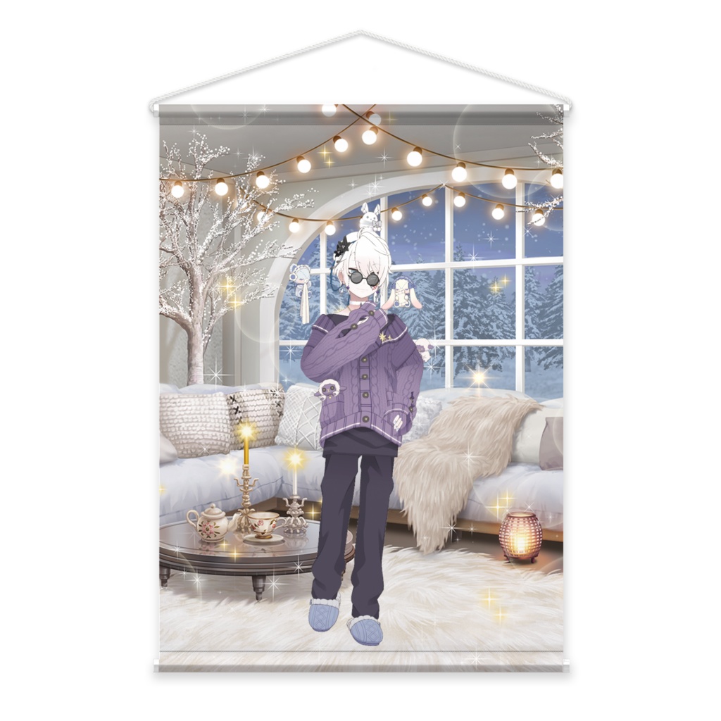 【Ｋｉｓｓ　Ｍａｒｋ】01月記念日-タペストリー-G0111