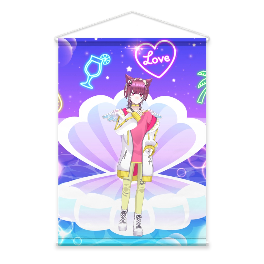 【おちゃチャ】01月記念日-タペストリー-G0347