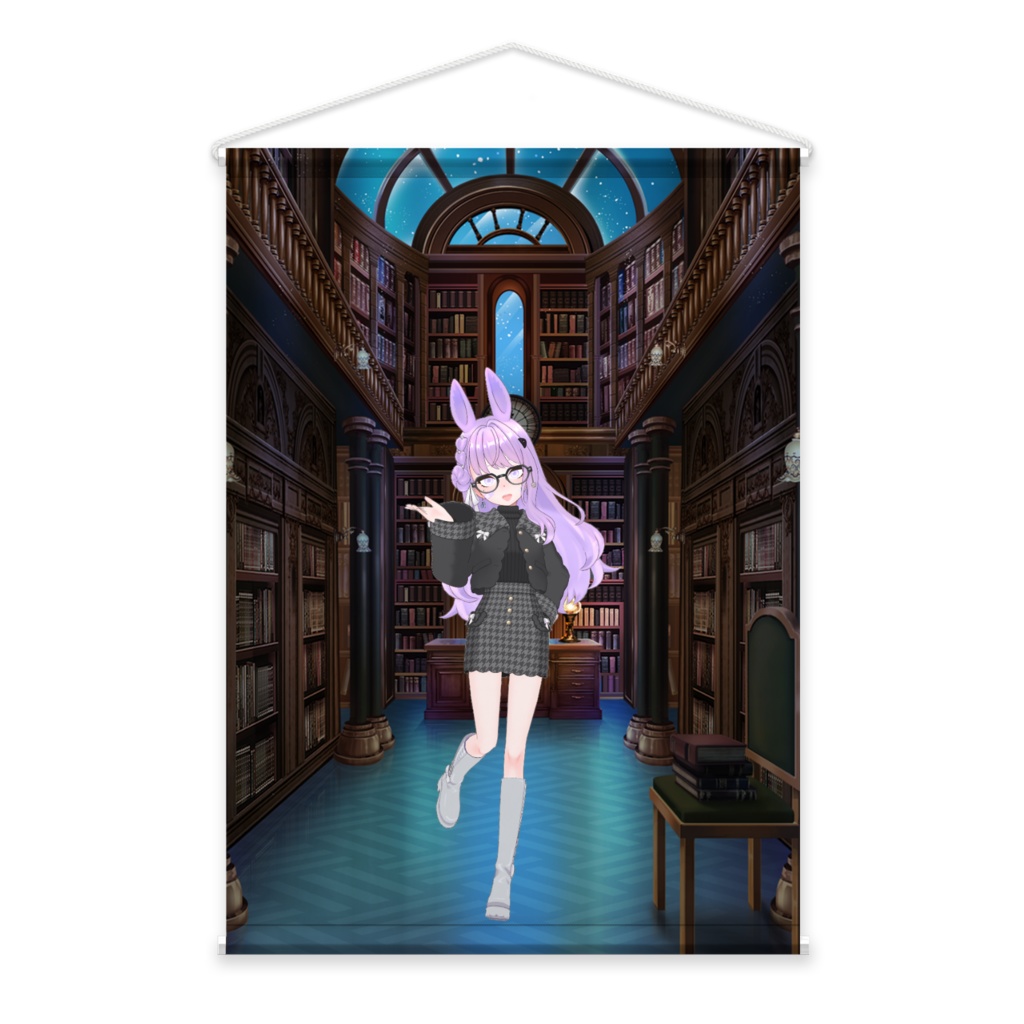 【祈黎 レネア】02月記念日-タペストリー-G0003