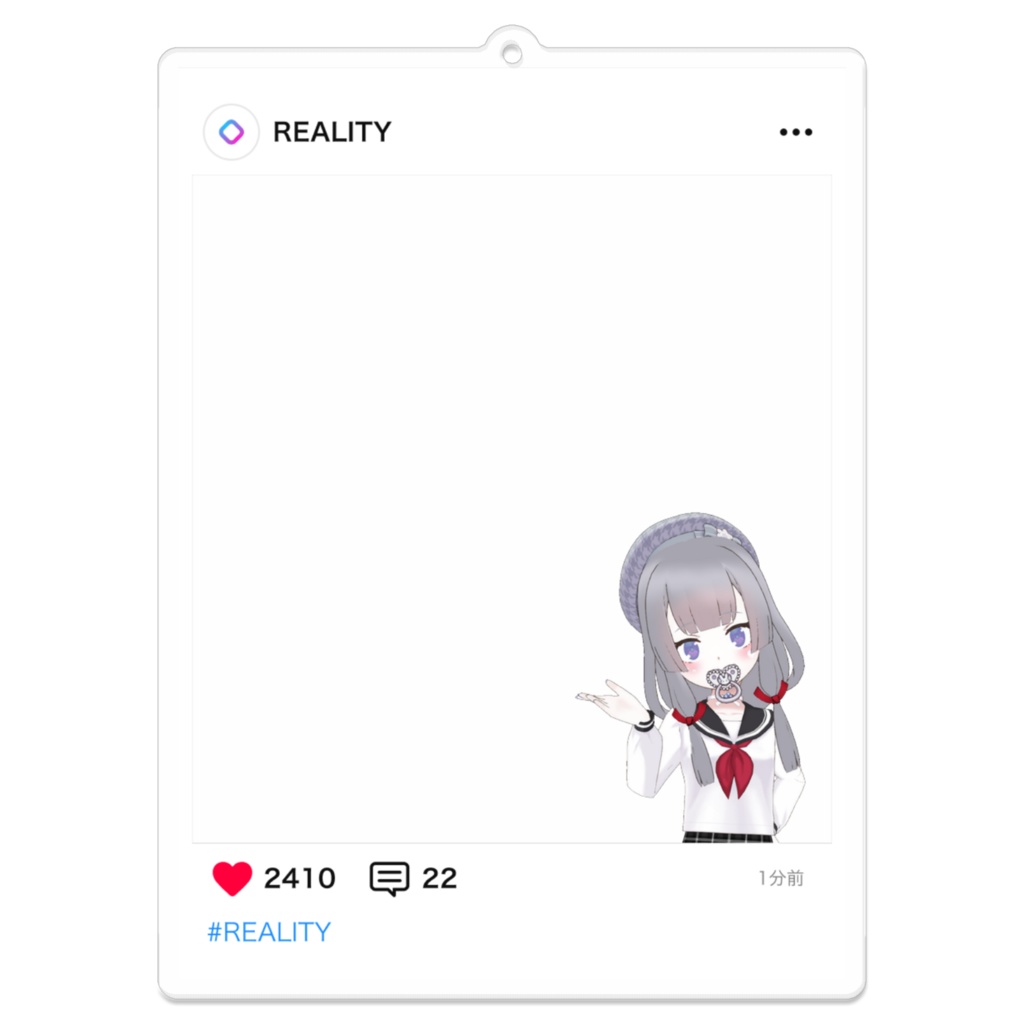 【まな】02月記念日-フィード風アクキーG0004