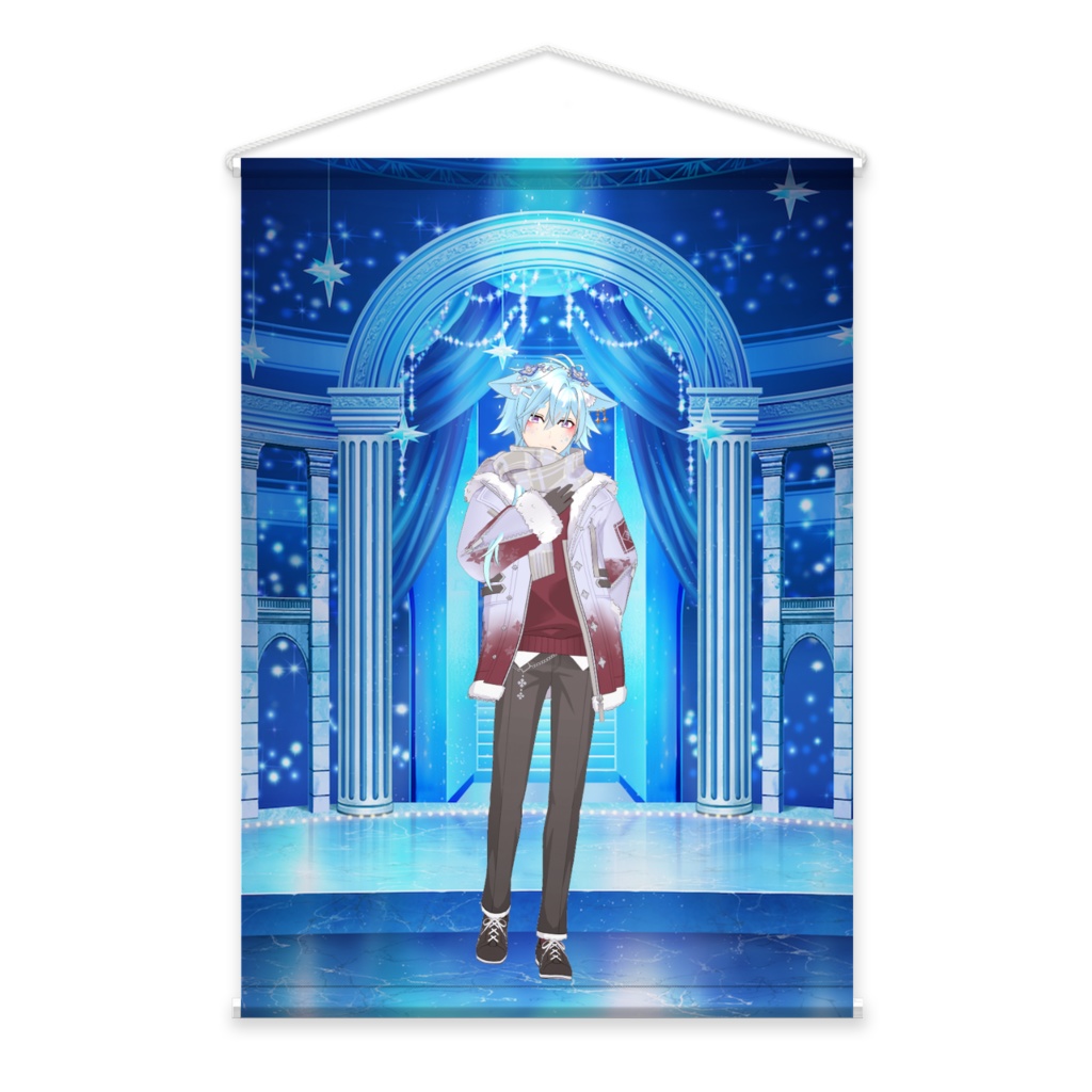 【冬海 雪衣@321】02月記念日-タペストリー-G0008