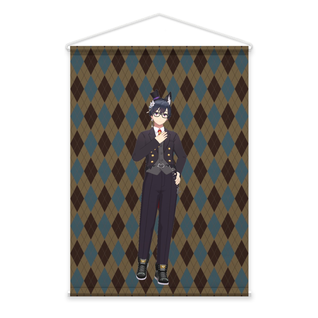 【ロウ】02月記念日-タペストリー-G0011