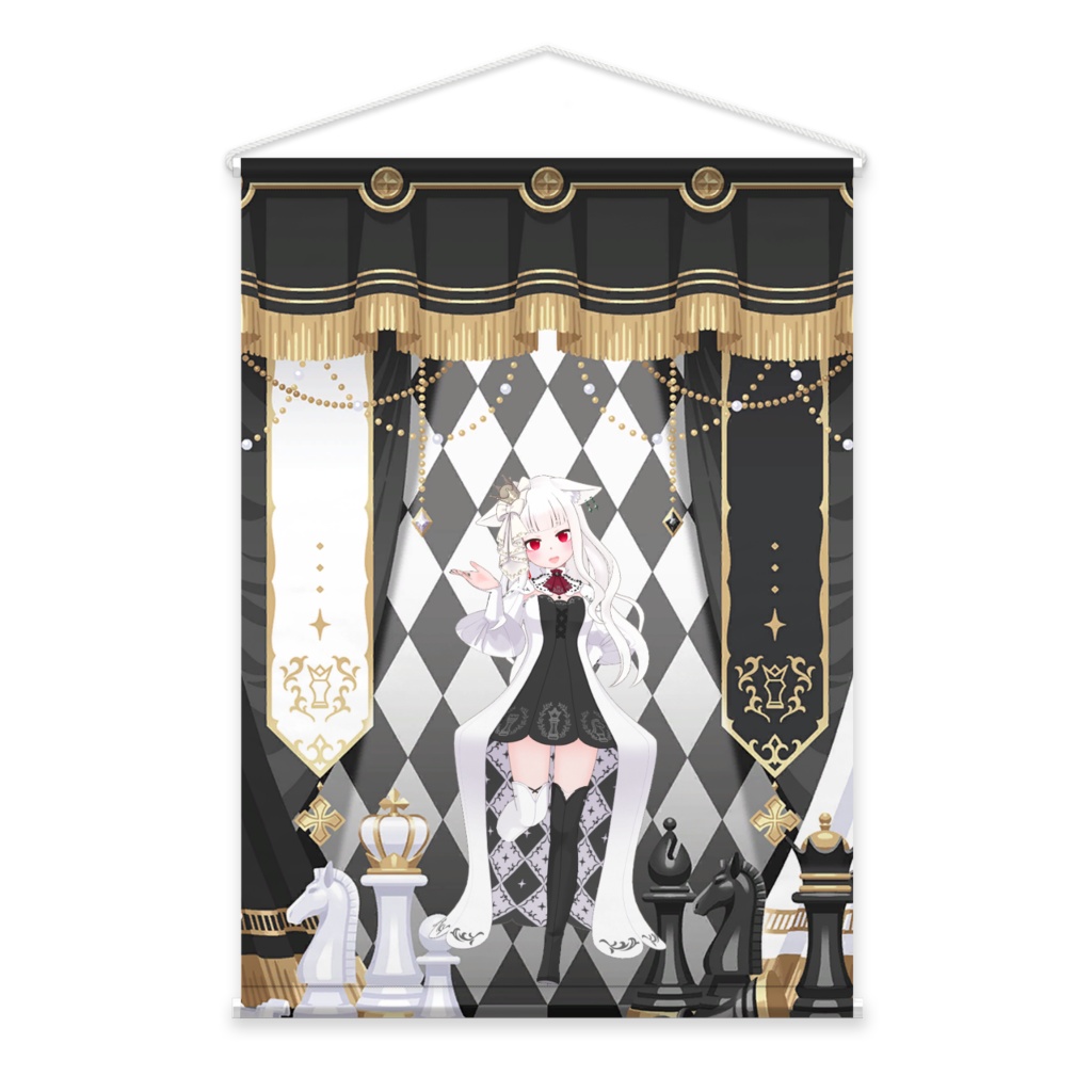 【小鳥遊 李叶】02月記念日-タペストリー-G0020