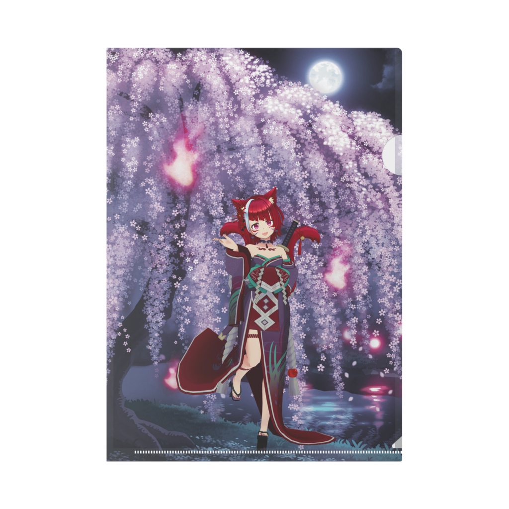 【猫ヶ原 緋那】02月記念日-クリアファイル-G0025