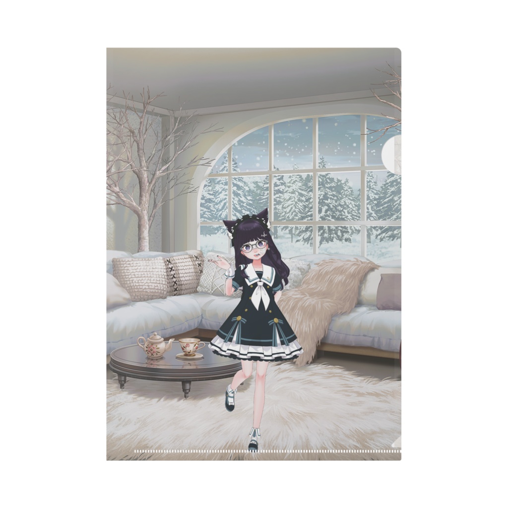 【黒鳥 ライカ】02月記念日-クリアファイル-G0028