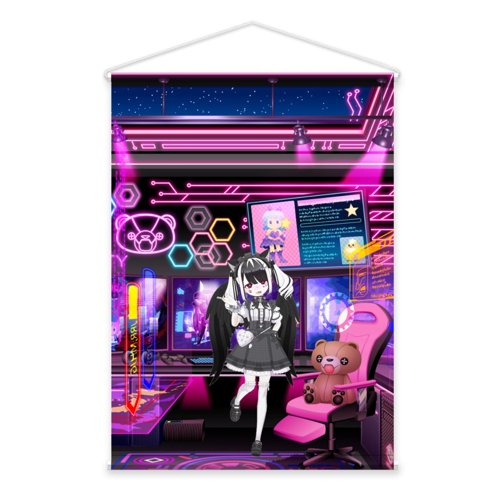 【七雪しろせ】02月記念日-タペストリー-G0032