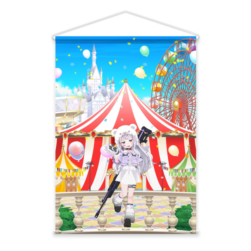 【森乃くま】02月記念日-タペストリー-G0034