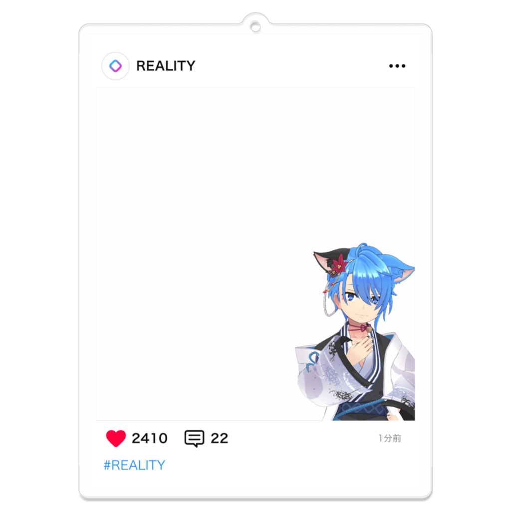 【みらい】02月記念日-フィード風アクキーG0043