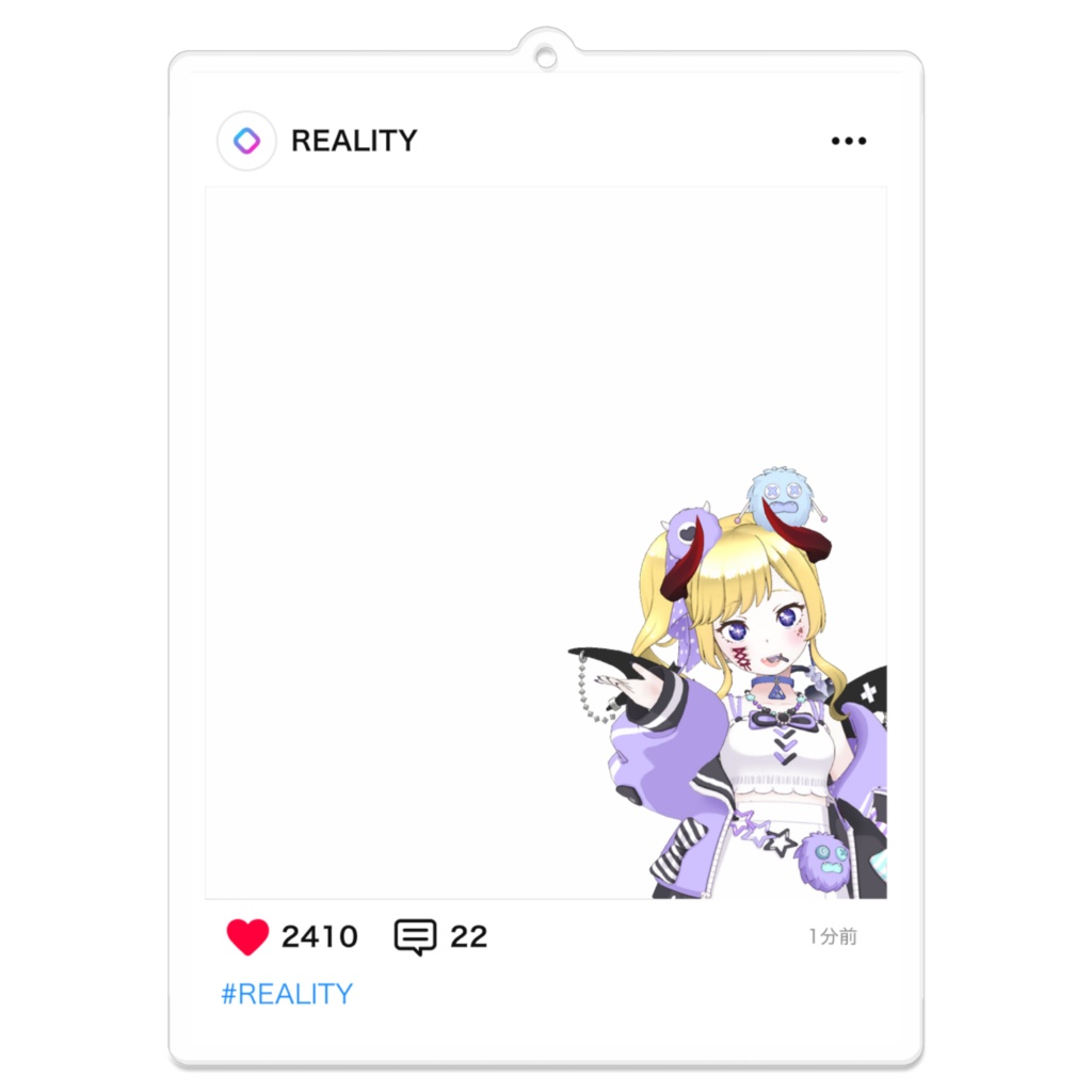 【小惡魔 れいあ】02月記念日-フィード風アクキーG0049