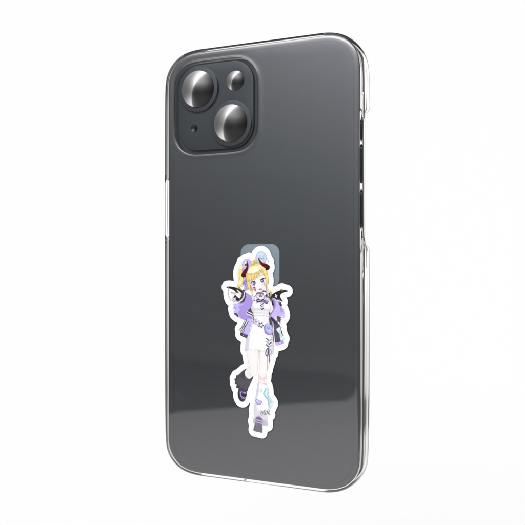 【小惡魔 れいあ】02月記念日-スマホステッカーG0049