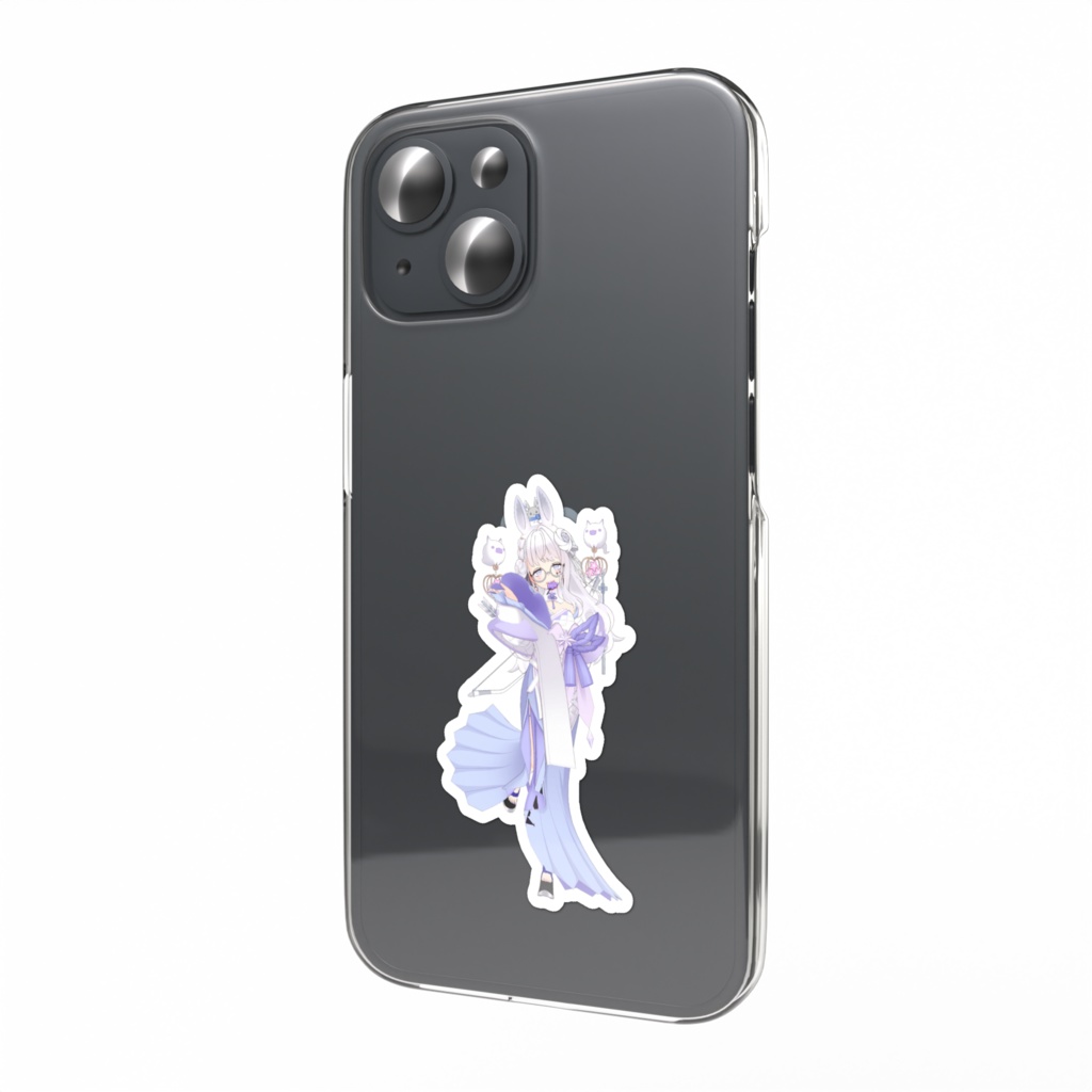 【鈴ノ猫はく】02月記念日-スマホステッカーG0059