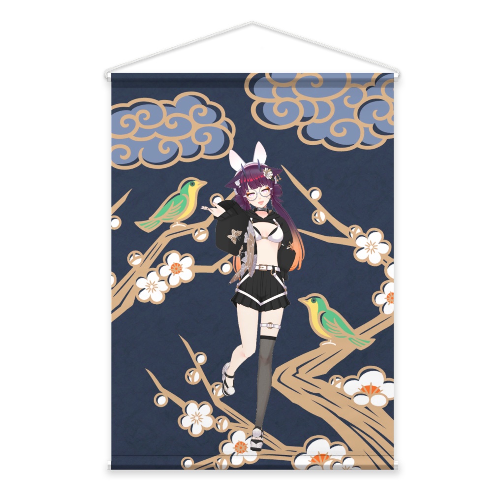 【関西弁 アイリス】02月記念日-タペストリー-G0092