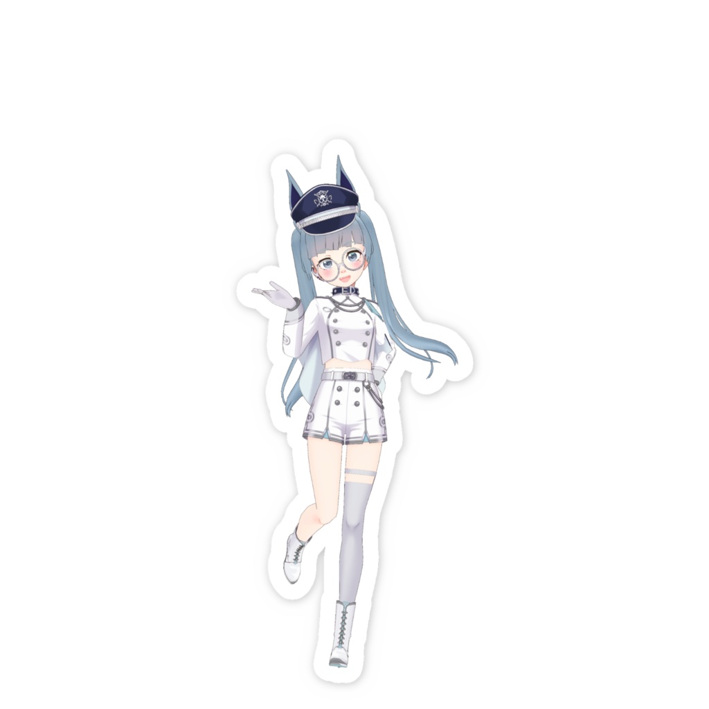 【天雲ー凪桜デシュ.】02月記念日-スマホステッカーG0097