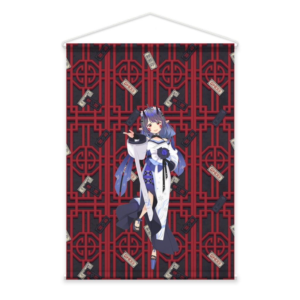 【緋翠枢】02月記念日-タペストリー-G0109