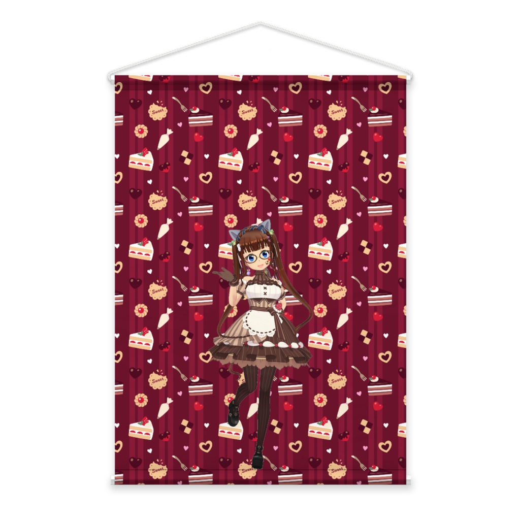【望月咲羅】02月記念日-タペストリー-G0112