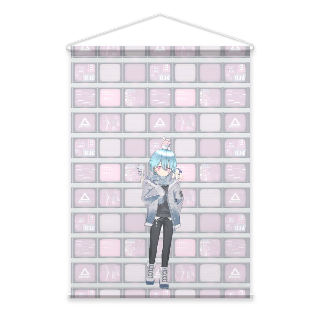 【ふーたろ】02月記念日-タペストリー-G0123