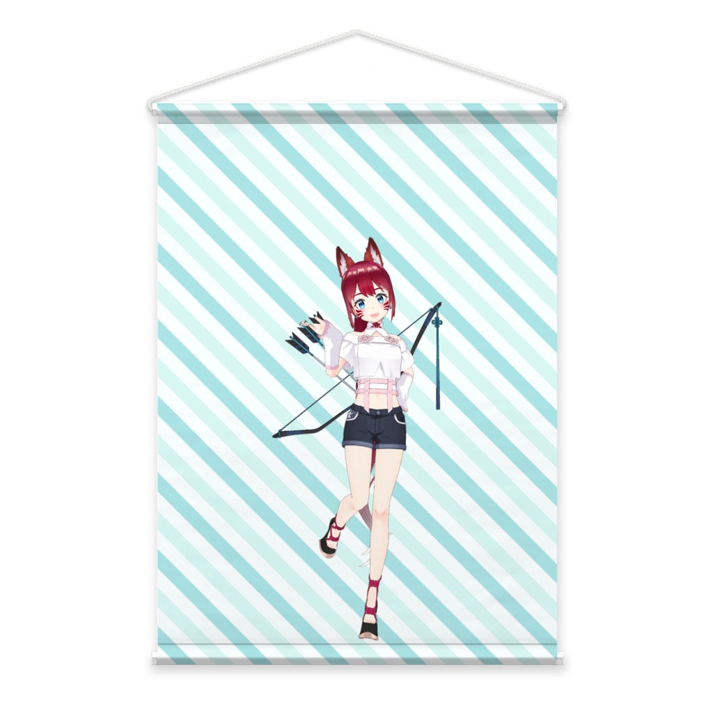 【ルアちゃん】02月記念日-タペストリー-G0125