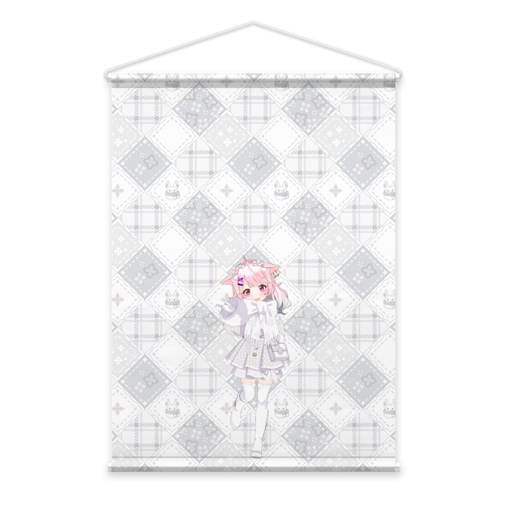 【乙花 れちゃ】02月記念日-タペストリー-G0140