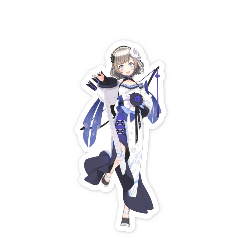 【琴吹葉留】02月記念日-スマホステッカーG0150