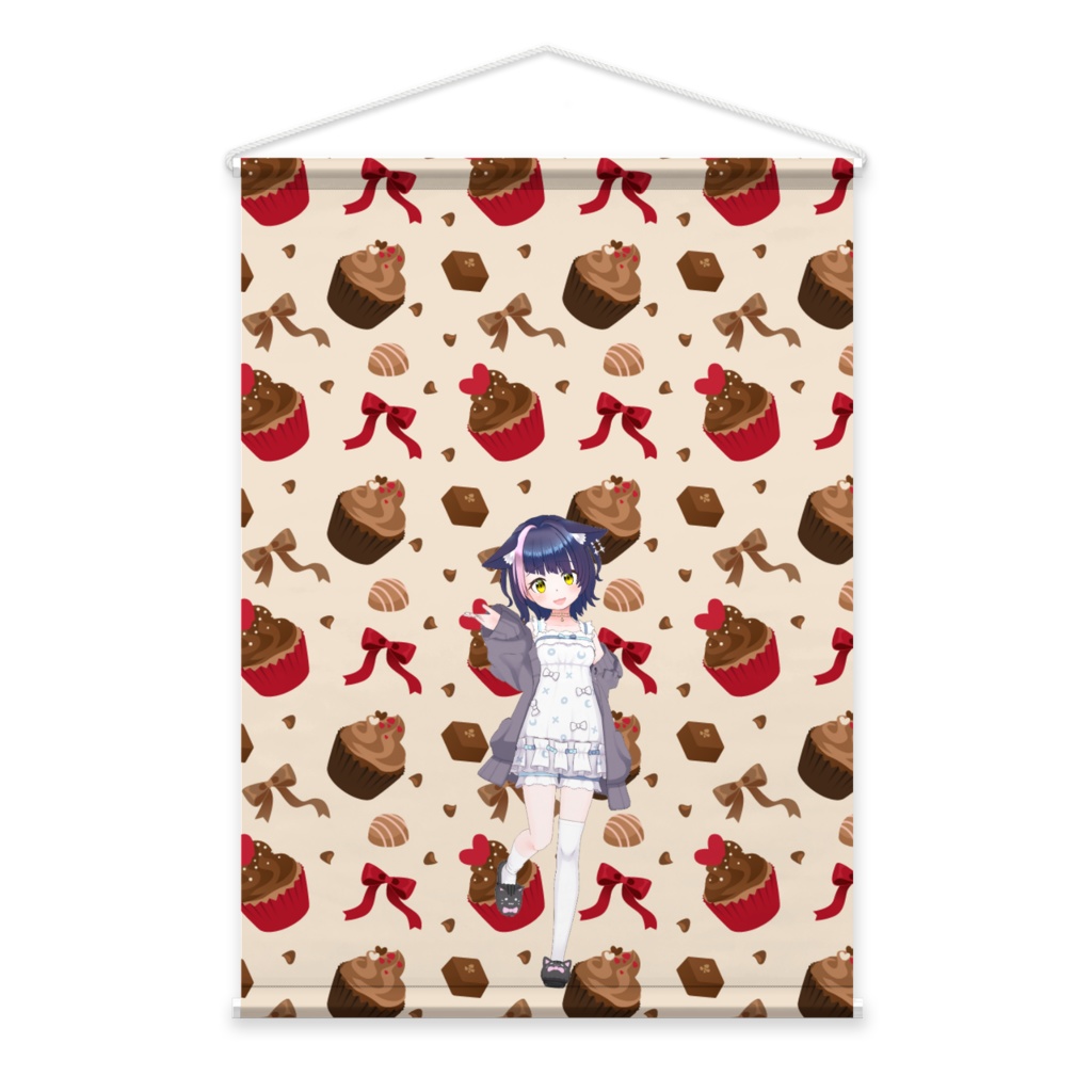 【甘苦なこ】02月記念日-タペストリー-G0151