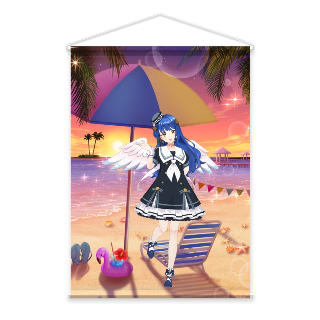 【若羽シエル】02月記念日-タペストリー-G0161