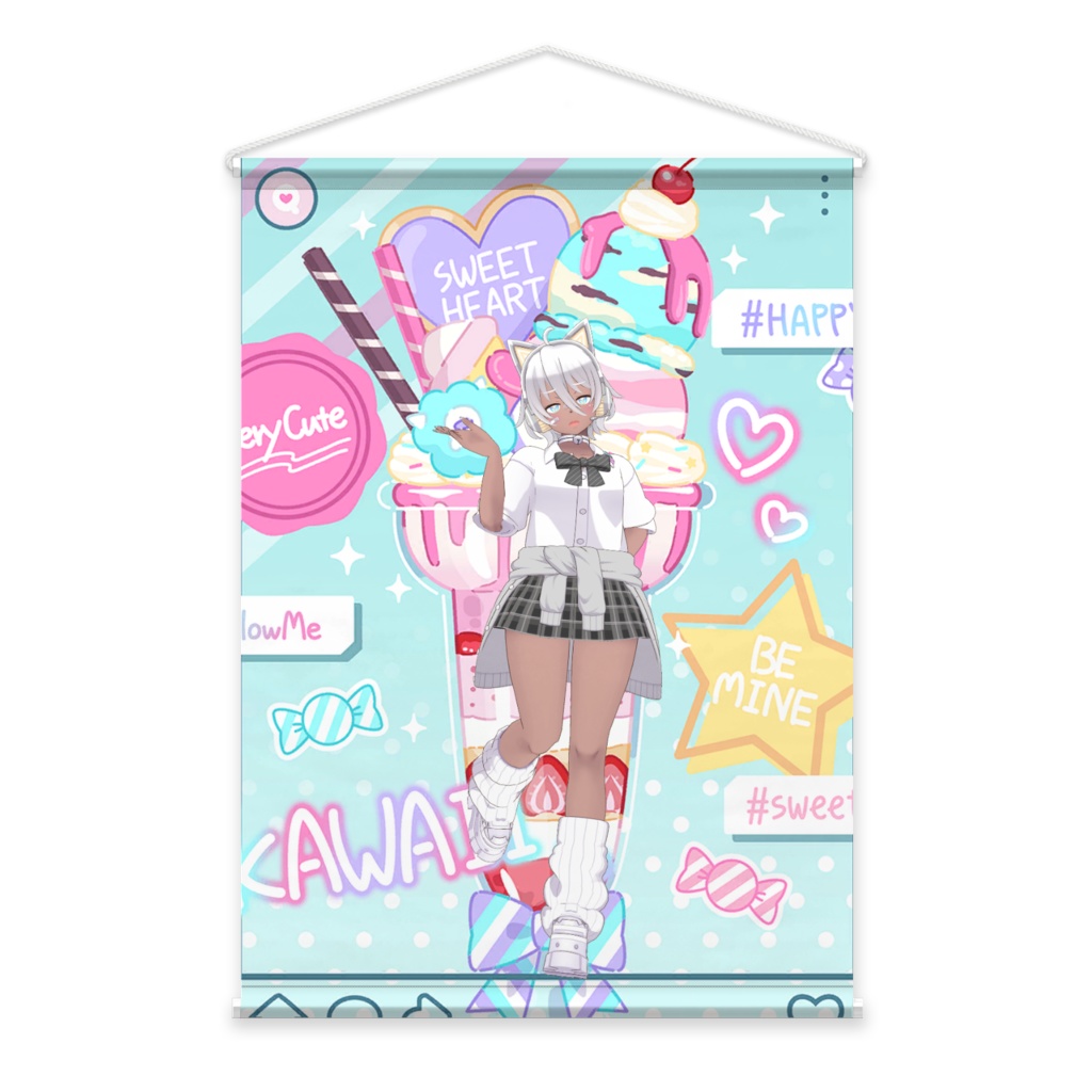 【ほほほの穂】02月記念日-タペストリー-G0169