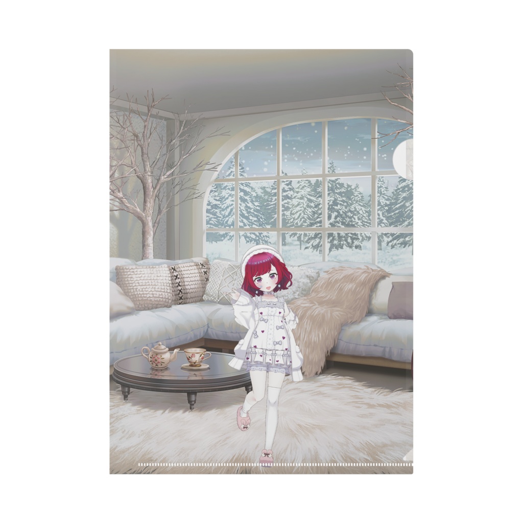 【雪見ぴの】02月記念日-クリアファイル-G0180