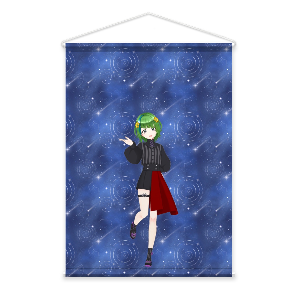 【前髪ナル】02月記念日-タペストリー-G0186