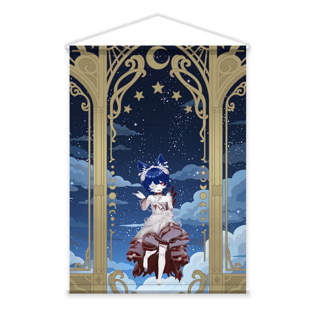 【一ッ目 蒼陽】02月記念日-タペストリー-G0190