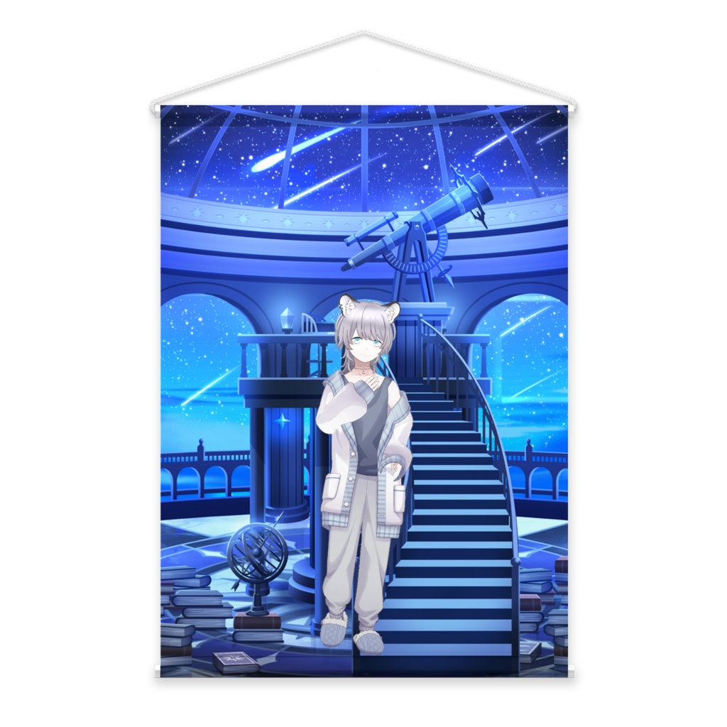 【とら(じろ)】02月記念日-タペストリー-G0195