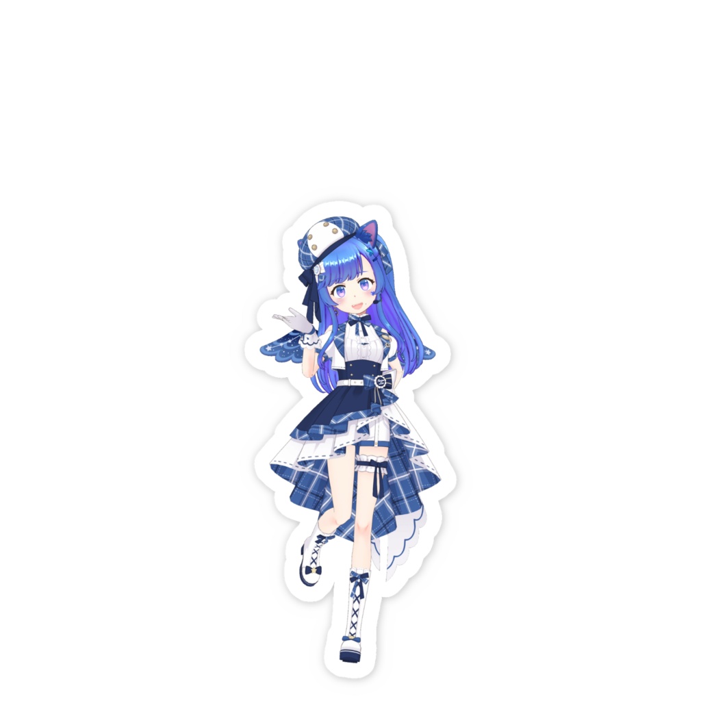 【蒼月みん】02月記念日-スマホステッカーG0248