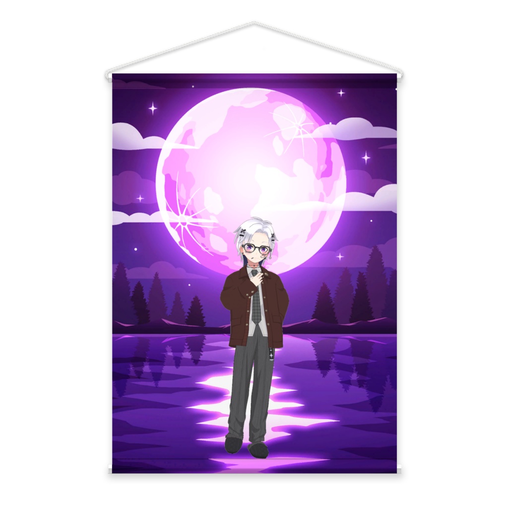 【遊葵】02月記念日-タペストリー-G0310