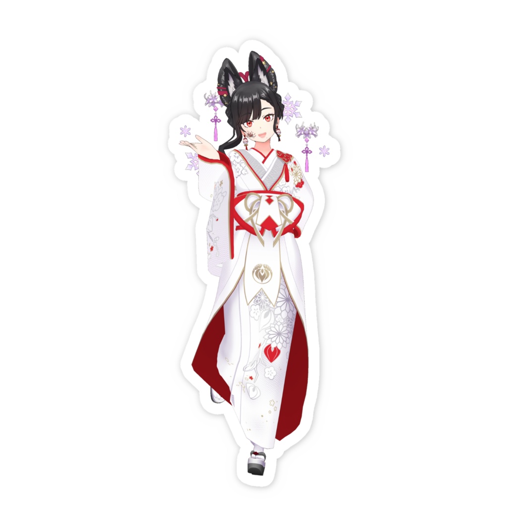 【神崎衣桜凪】02月記念日-スマホステッカーG0324