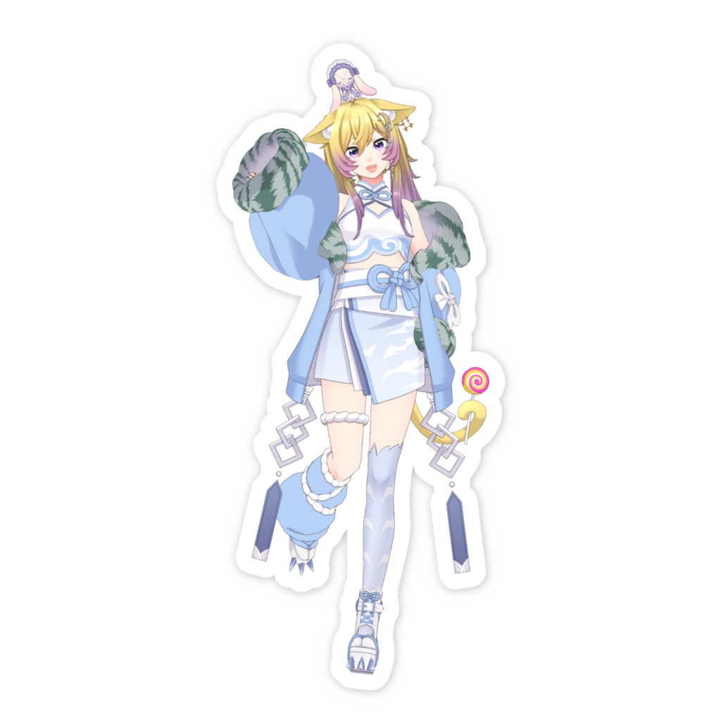 【オラキチ】02月記念日-スマホステッカーG0340