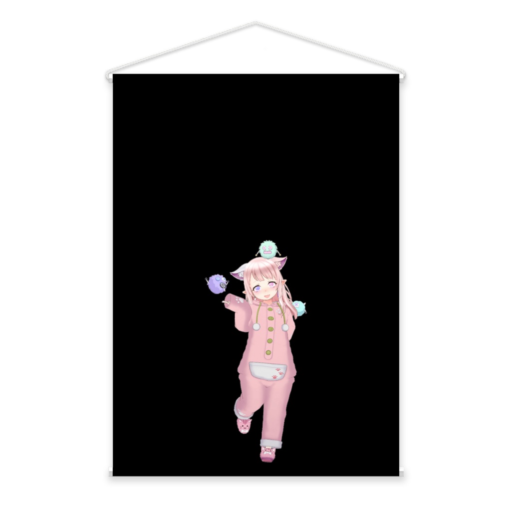 【桜餅うー】02月記念日-タペストリー-G0343