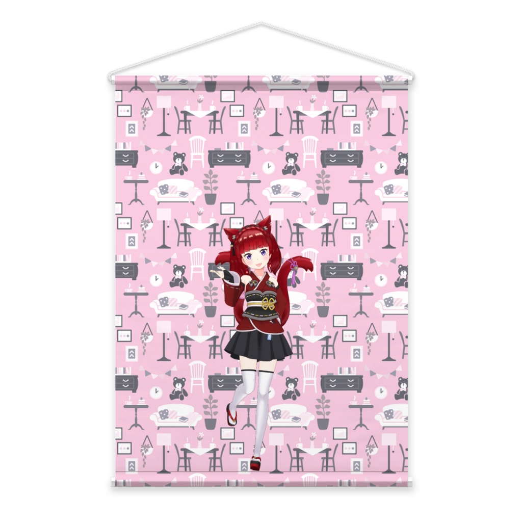 【なぁこ】02月記念日-タペストリー-G0345