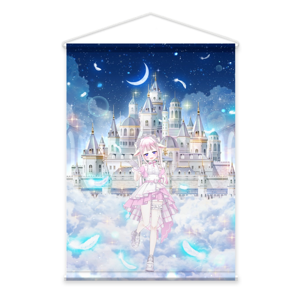 【こひつじ　みぅ】02月記念日-タペストリー-G0370