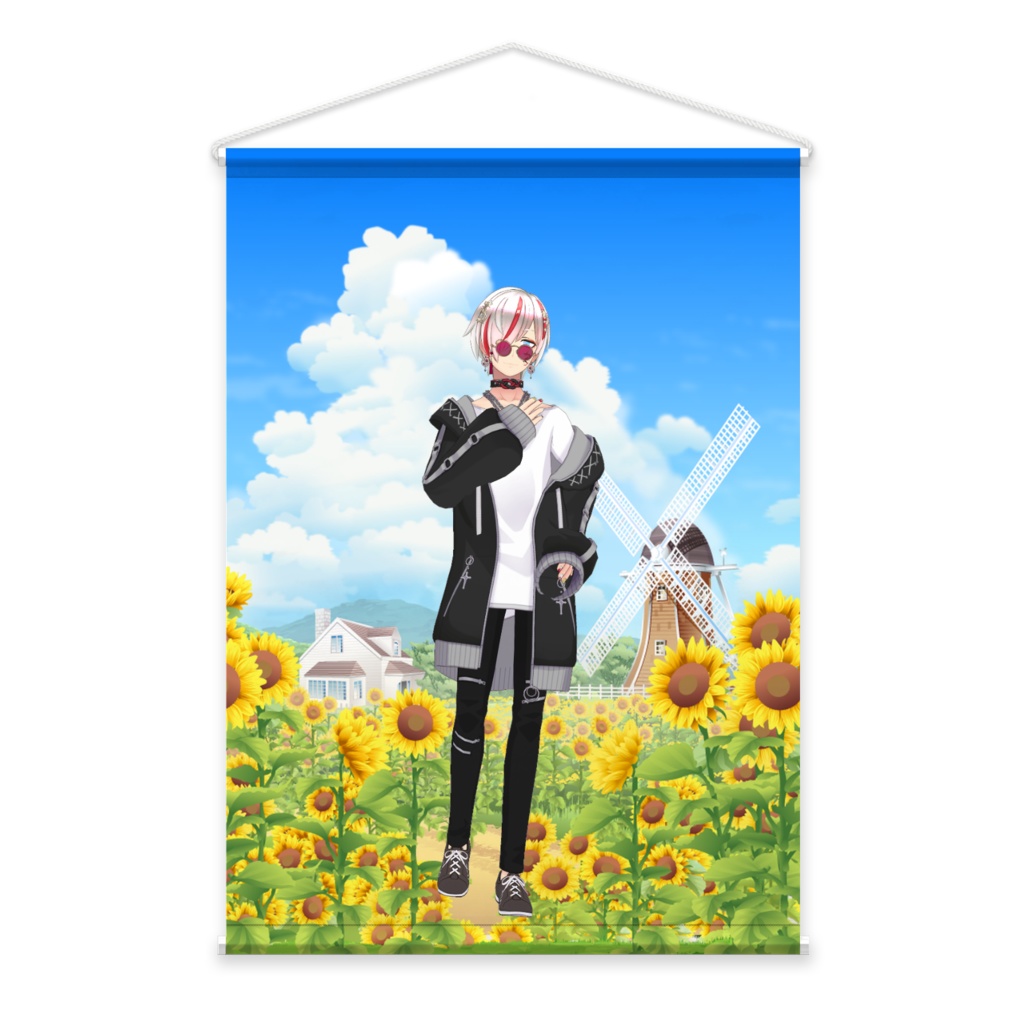 【夕凪　一琉】02月記念日-タペストリー-G0395