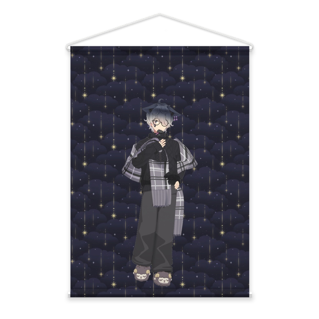 【朧月はじめ】02月記念日-タペストリー-G0407