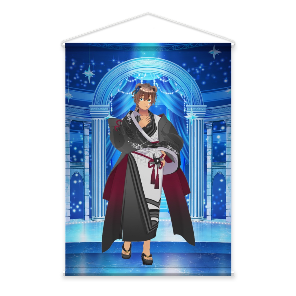 【くまだんご】02月記念日-タペストリー-G0417