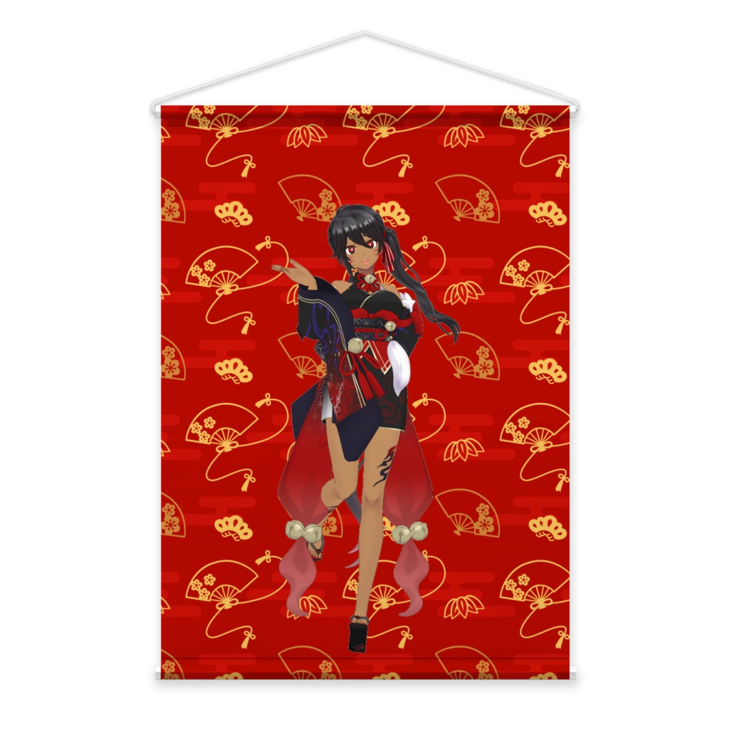 【ミコ】02月記念日-タペストリー-G0418