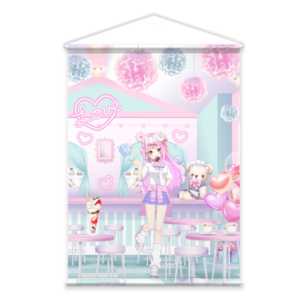 【nico 】02月記念日-タペストリー-G0424