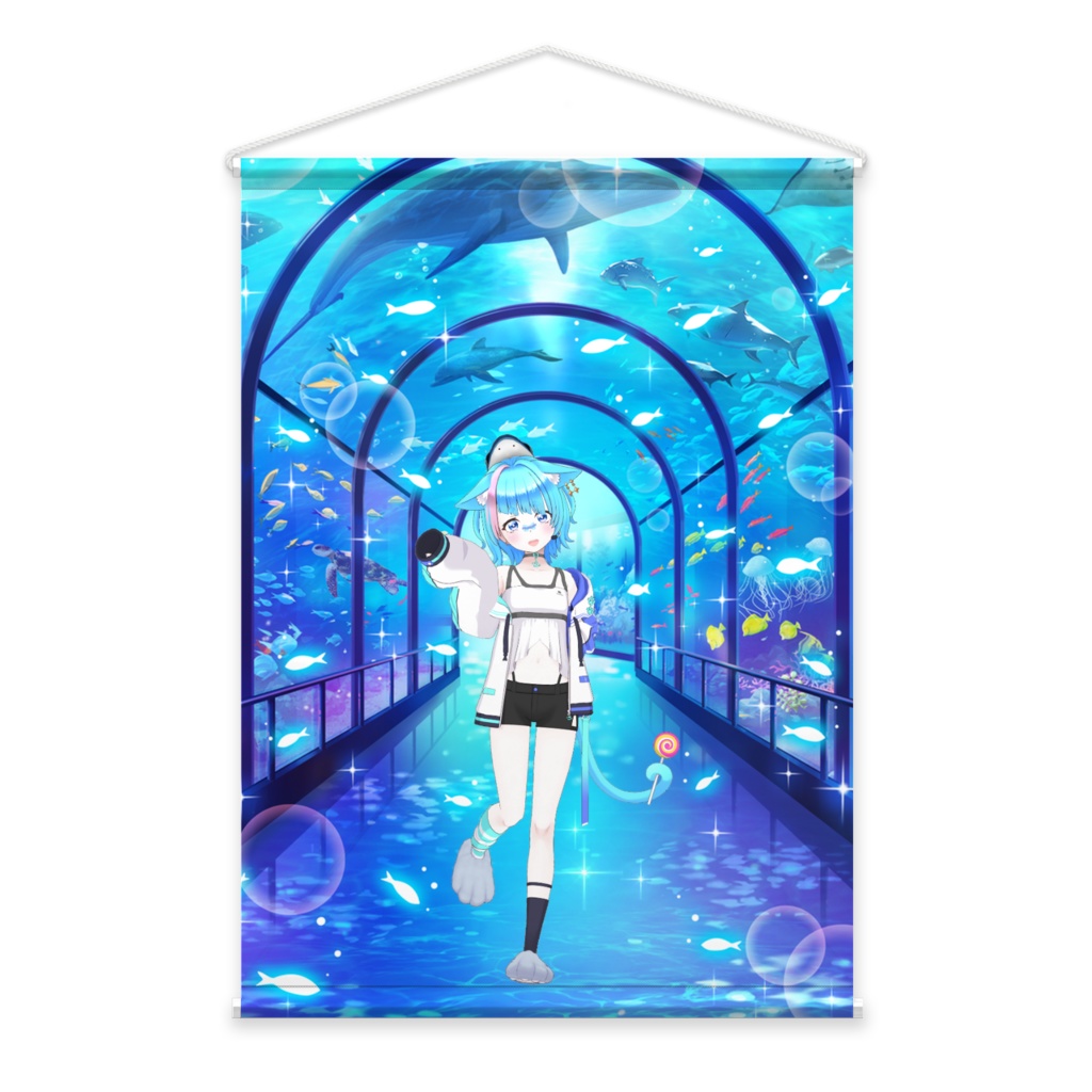 【がち（５）】02月記念日-タペストリー-G0428