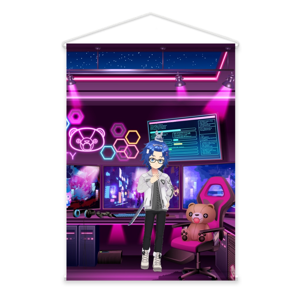 【usazukin】02月記念日-タペストリー-G0439