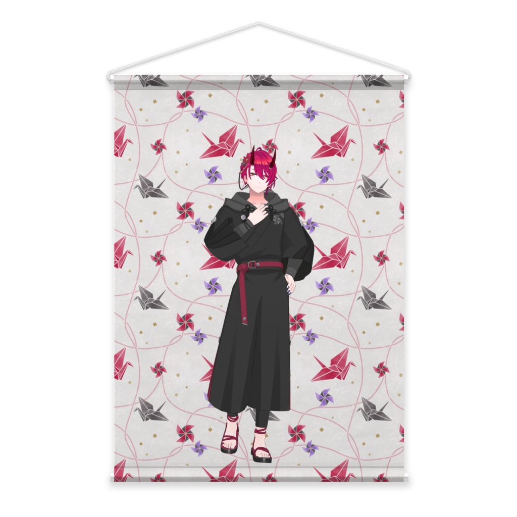 【風波 紫炎】02月記念日-タペストリー-G0442