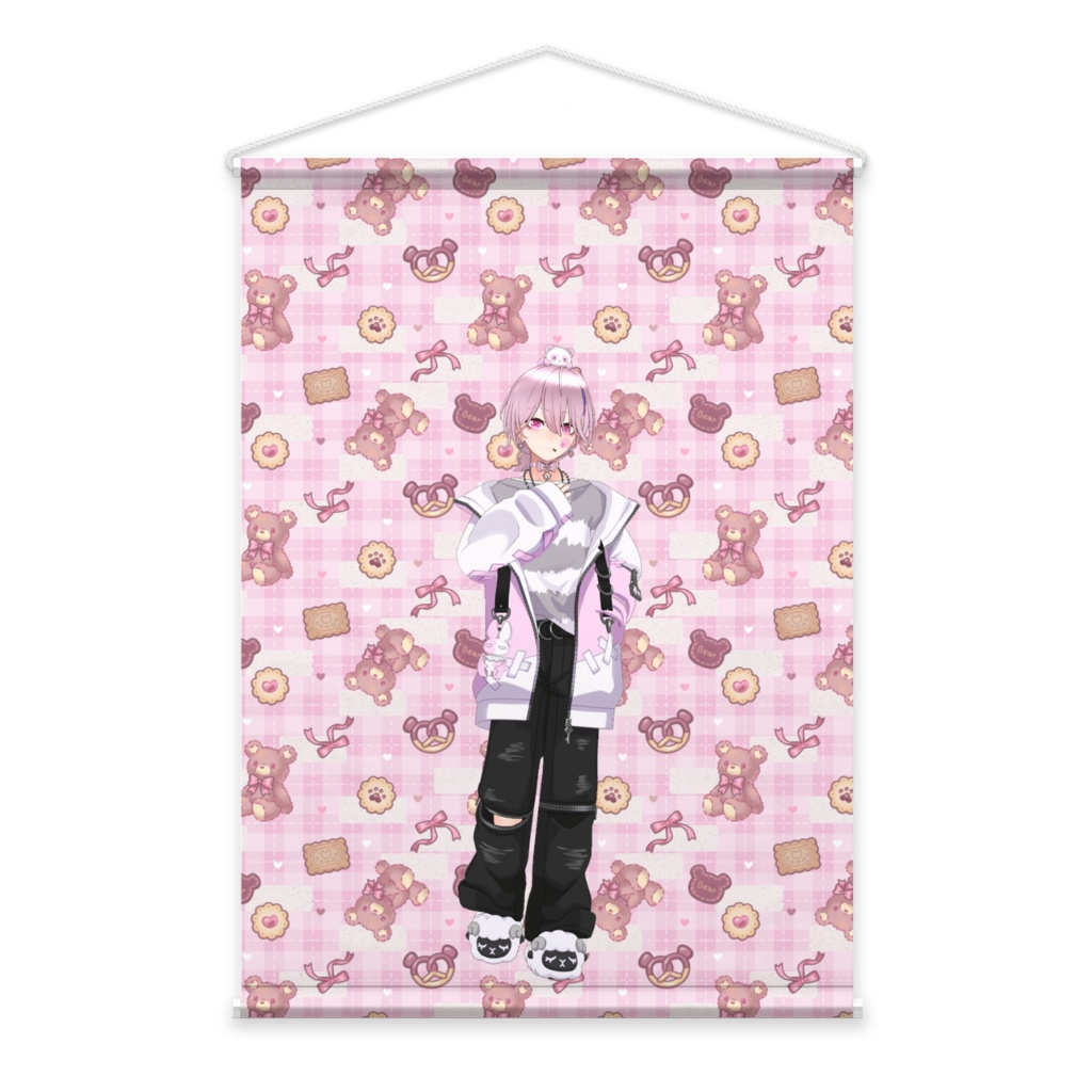 【桃 世  リ ン】02月記念日-タペストリー-G0446