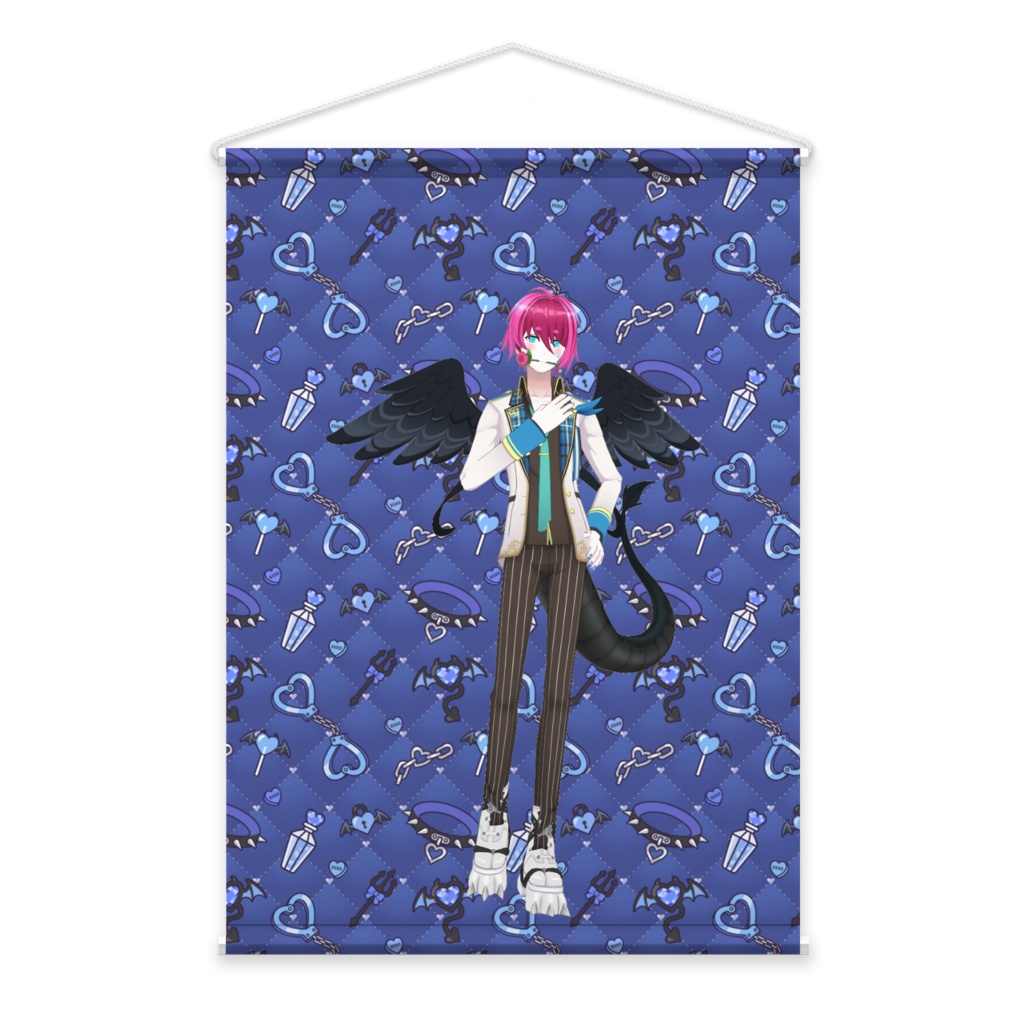 【おめんだこす】02月記念日-タペストリー-G0469