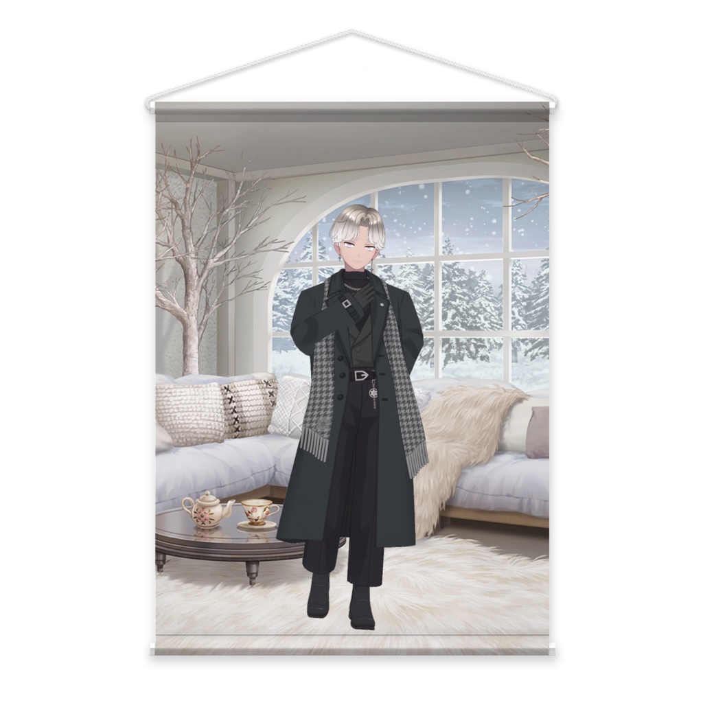 【白鷺シルベ】02月記念日-タペストリー-G0475