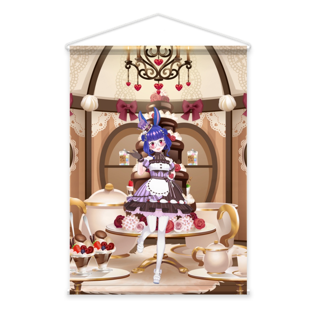 【田屋麻さと】02月記念日-タペストリー-G0491