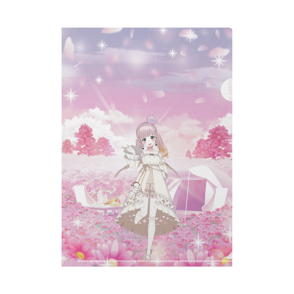 【桜楽 ぴの】02月記念日-クリアファイル-G0496